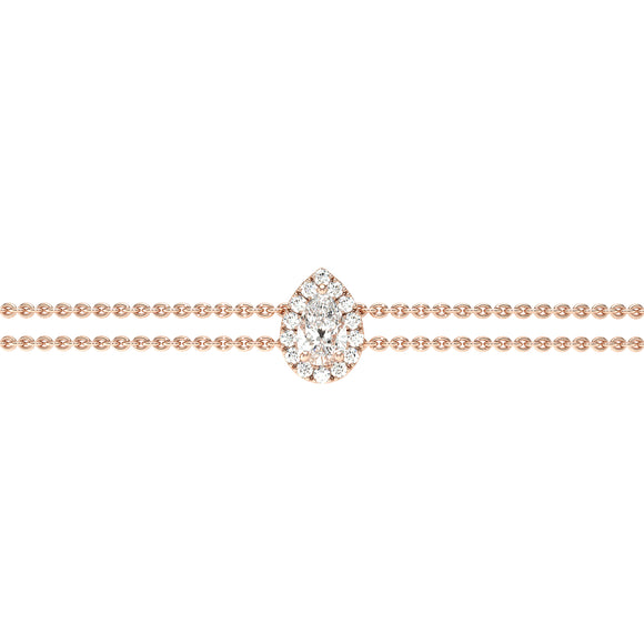 Bracelet entourage diamant Coup de Foudre - 5