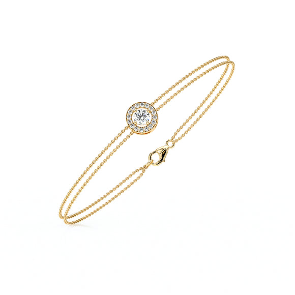 Bracelet entourage diamant Promets Moi - 1