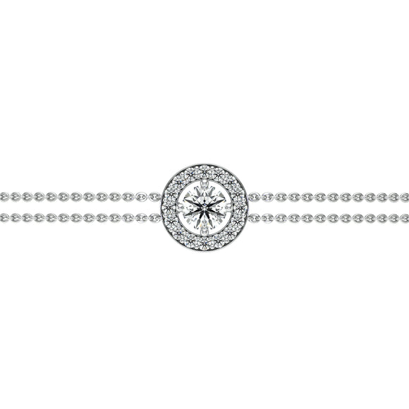 Bracelet entourage diamant Promets Moi - 1