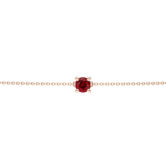 Bracelet rubis Lune de Miel - 1