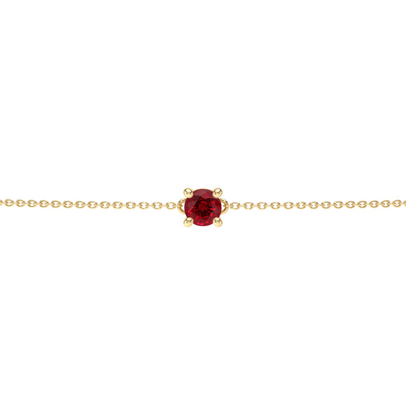 Bracelet rubis Lune de Miel - 1