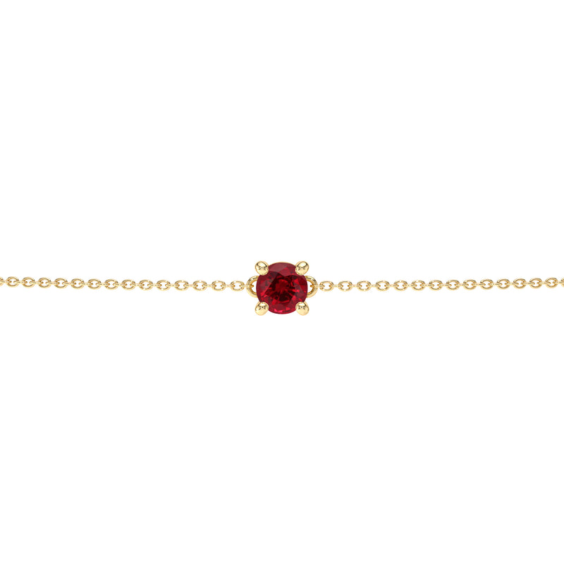 Bracelet rubis Lune de Miel - 1