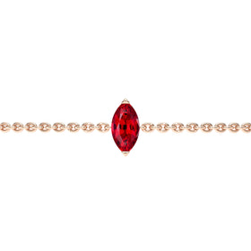 Bracelet rubis Lune de Miel - 2