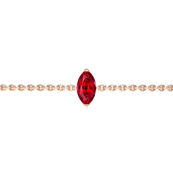 Bracelet rubis Lune de Miel - 2