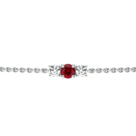 Bracelet rubis Lune de Miel - 2
