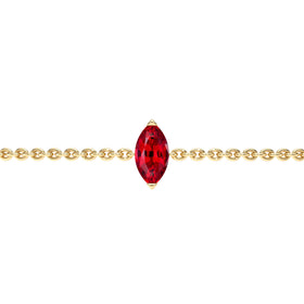 Bracelet rubis Lune de Miel - 2
