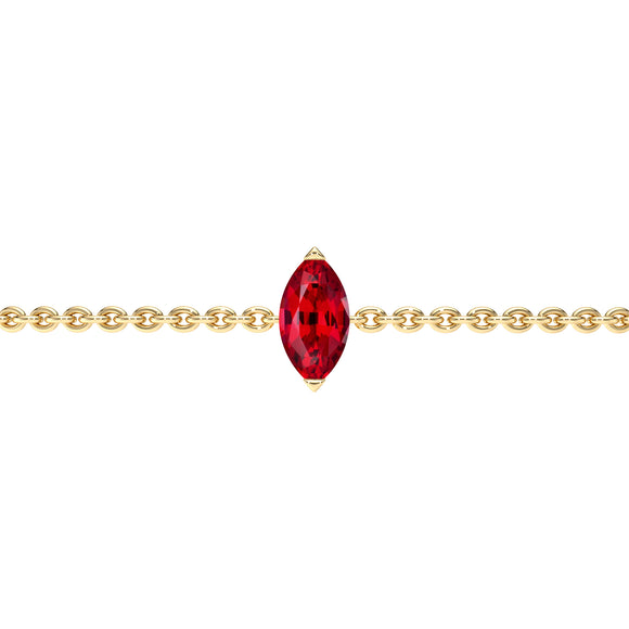 Bracelet rubis Lune de Miel - 2