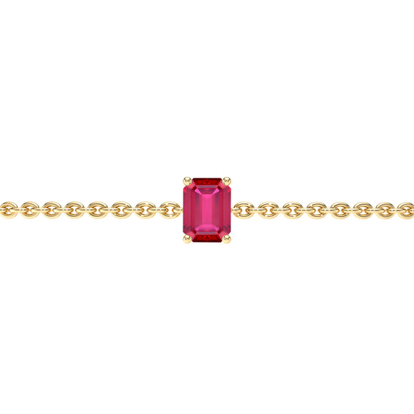 Bracelet rubis Lune de Miel - 3