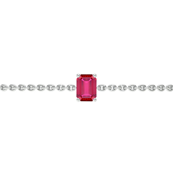 Bracelet rubis Lune de Miel - 3