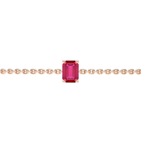 Bracelet rubis Lune de Miel - 3