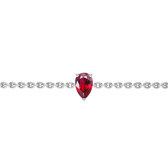 Bracelet rubis Lune de Miel - 4