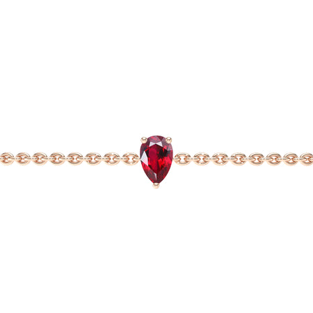 Bracelet rubis Lune de Miel - 4