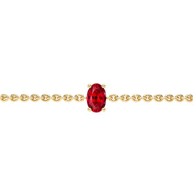 Bracelet rubis Lune de Miel - 5