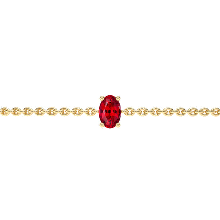 Bracelet rubis Lune de Miel - 5