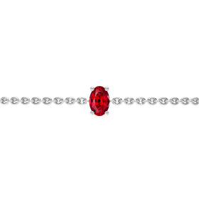 Bracelet rubis Lune de Miel - 5