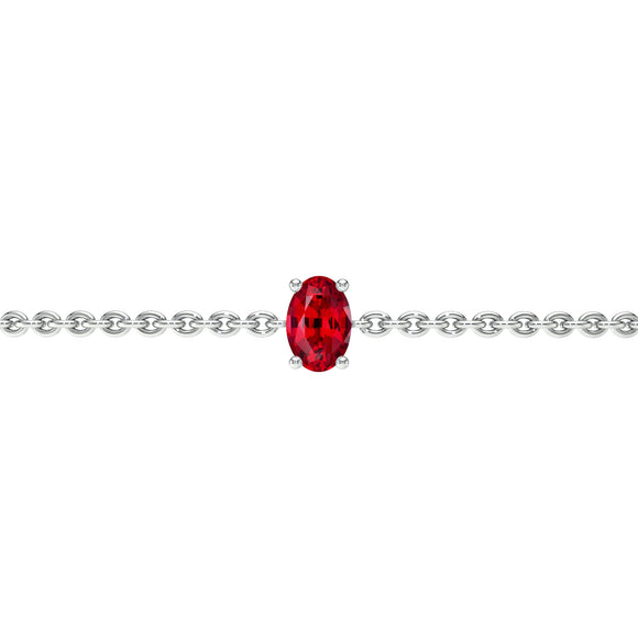 Bracelet rubis Lune de Miel - 5