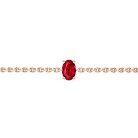 Bracelet rubis Lune de Miel - 5