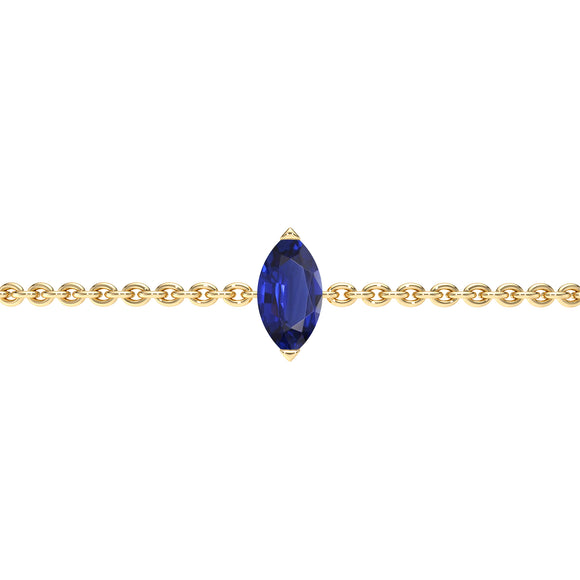 Bracelet saphir Lune de Miel - 2
