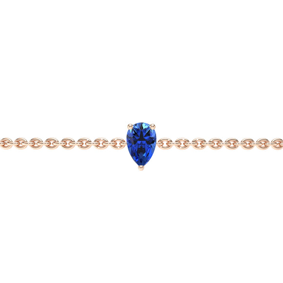 Bracelet saphir Lune de Miel - 4