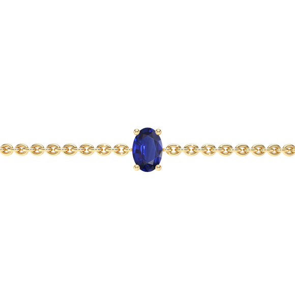 Bracelet saphir Lune de Miel - 5