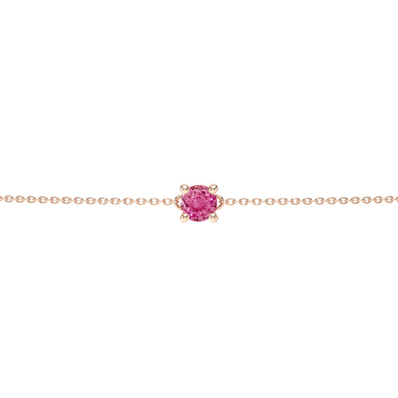 Bracelet saphir rose Lune de Miel - 1