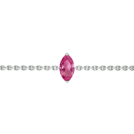 Bracelet saphir rose Lune de Miel - 2