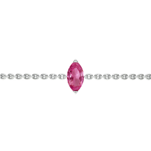 Bracelet saphir rose Lune de Miel - 2