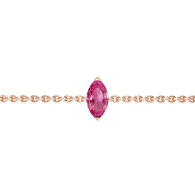 Bracelet saphir rose Lune de Miel - 2