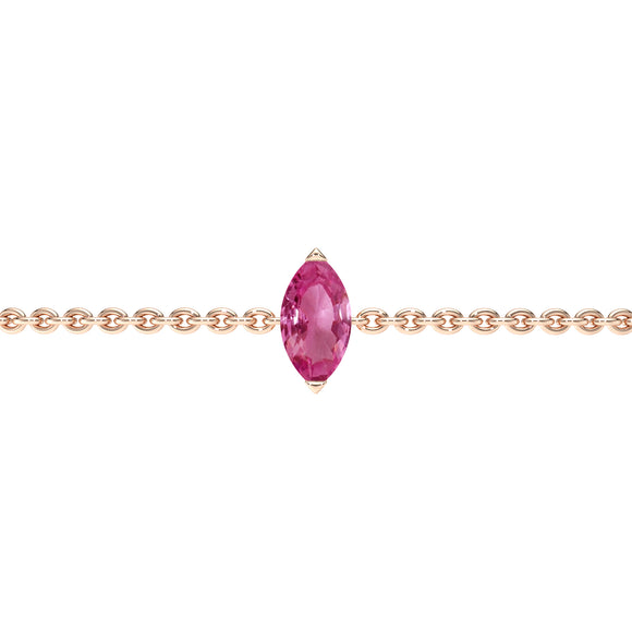 Bracelet saphir rose Lune de Miel - 2