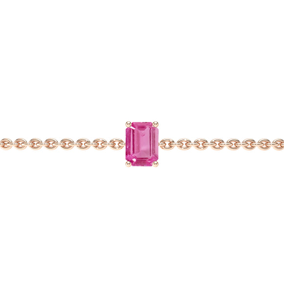 Bracelet saphir rose Lune de Miel - 3