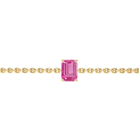 Bracelet saphir rose Lune de Miel - 3