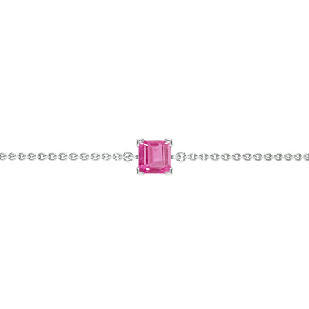 Bracelet saphir rose Lune de Miel - 7