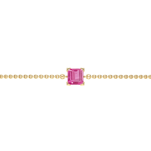 Bracelet saphir rose Lune de Miel - 7