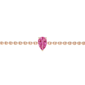 Bracelet saphir rose Lune de Miel - 4
