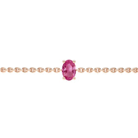 Bracelet saphir rose Lune de Miel - 5