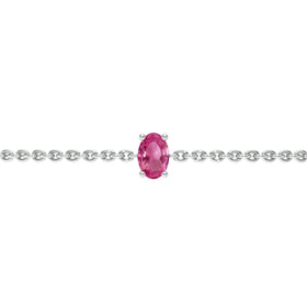 Bracelet saphir rose Lune de Miel - 5