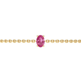 Bracelet saphir rose Lune de Miel - 5