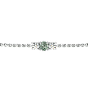 Bracelet saphir vert Lune de Miel - 2