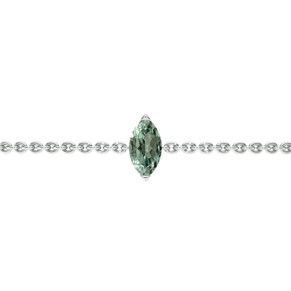 Bracelet saphir vert Lune de Miel - 2