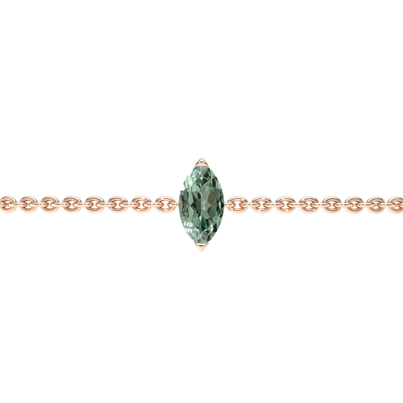 Bracelet saphir vert Lune de Miel - 2
