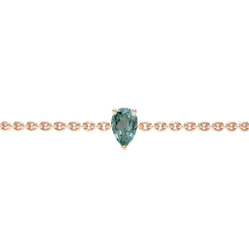 Bracelet saphir vert Lune de Miel - 4