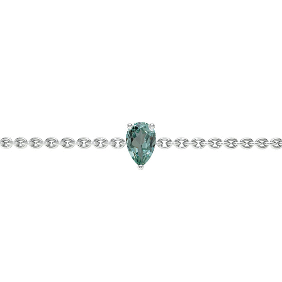 Bracelet saphir vert Lune de Miel - 4