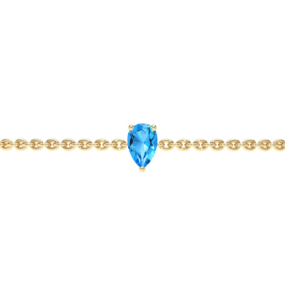 Bracelet topaze Lune de Miel - 4