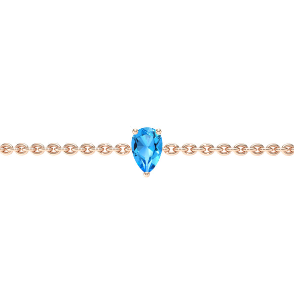 Bracelet topaze Lune de Miel - 4
