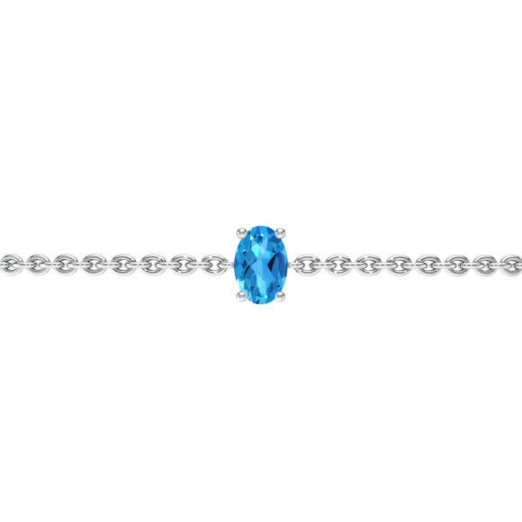 Bracelet topaze Lune de Miel - 5
