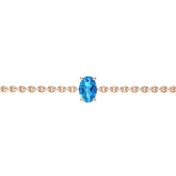 Bracelet topaze Lune de Miel - 5