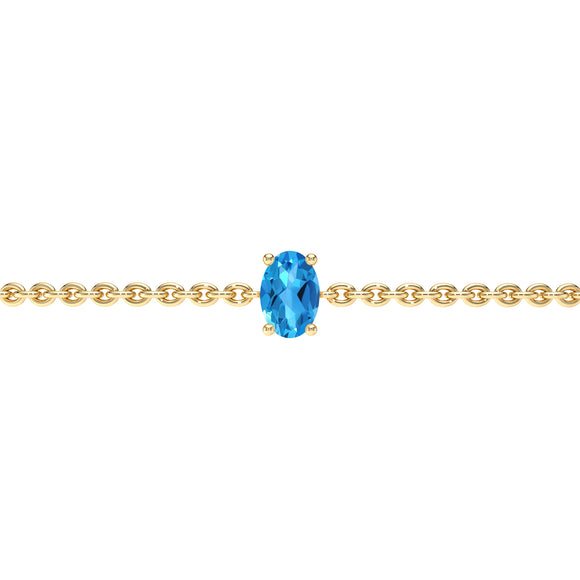 Bracelet topaze Lune de Miel - 5