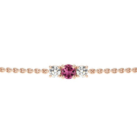 Bracelet tourmaline Lune de Miel - 6