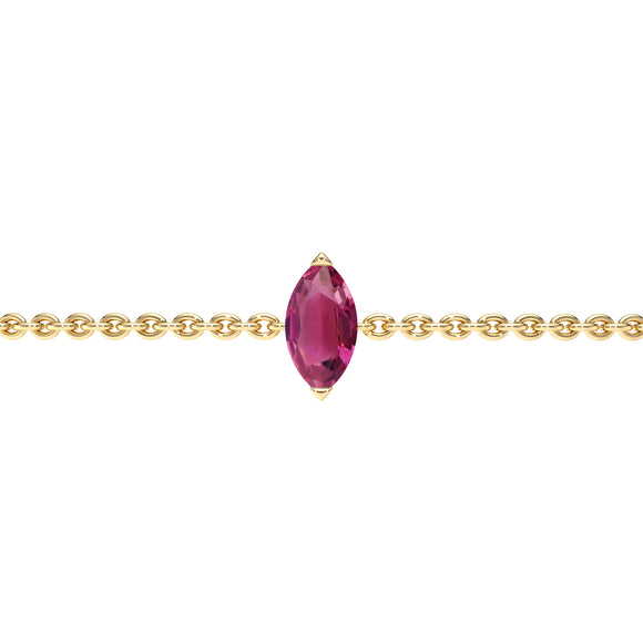 Bracelet tourmaline Lune de Miel - 2
