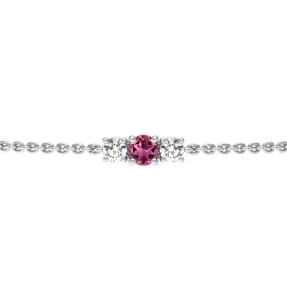 Bracelet tourmaline Lune de Miel - 6